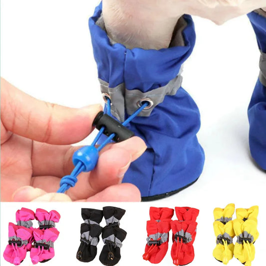 Anti-slip Rain Boots Footwear for Cats & Dogs